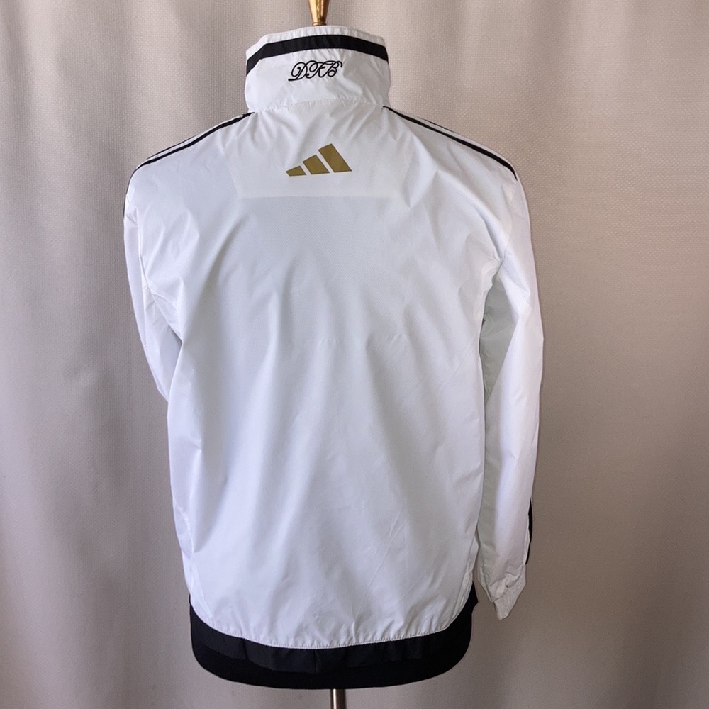 Germany Adidas Windbreaker Full Zipper Jacket Size M - Picture 3 of 9